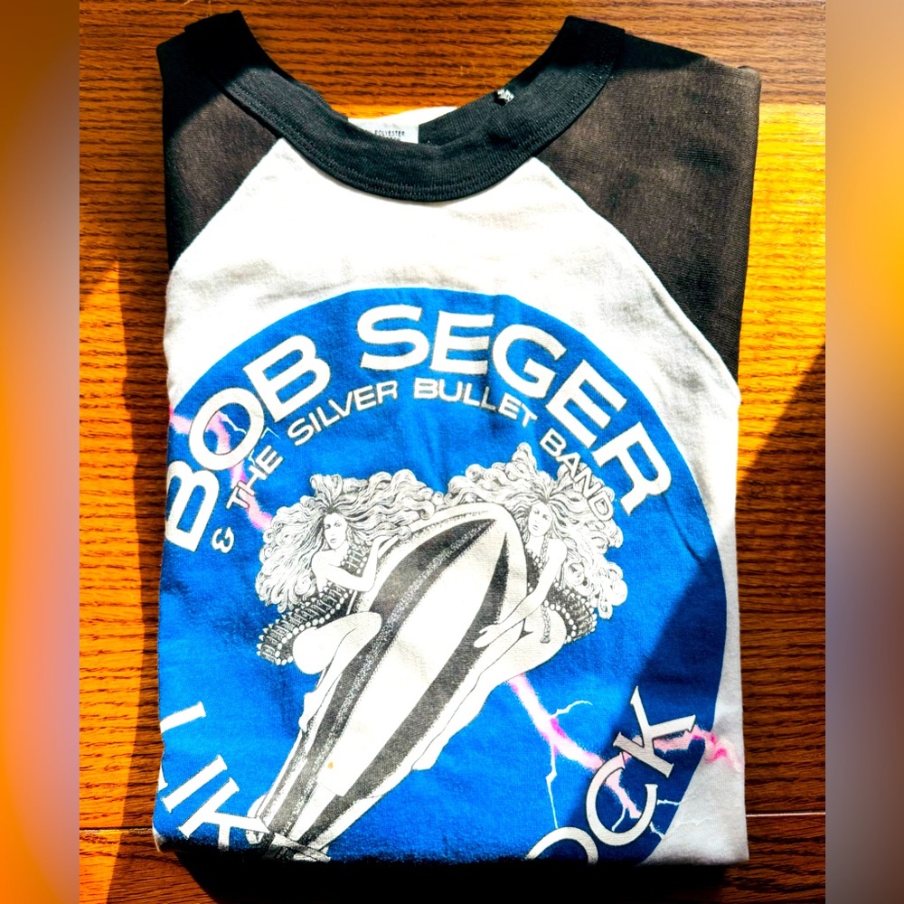 Bob Seger & The Silver Bullet Band - Like A Rock 1986 Tour Tee Shirt